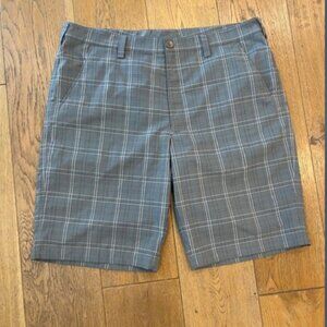 UNDER ARMOUR Flat Front Gray Chino Shorts / Mens Size 40 / Like New!